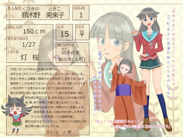 【ぴく迷】頚木野 兎来子【生徒】