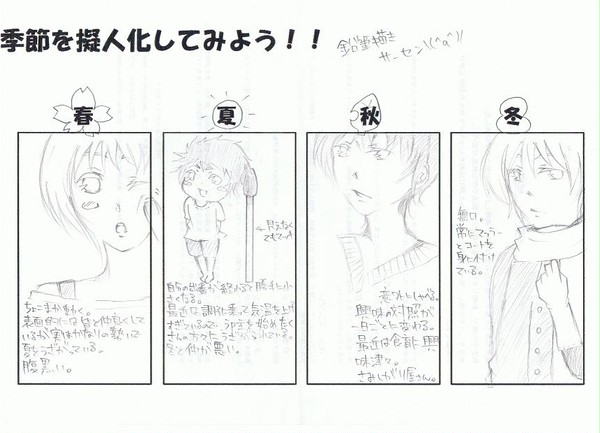 擬人化とかしてみたり