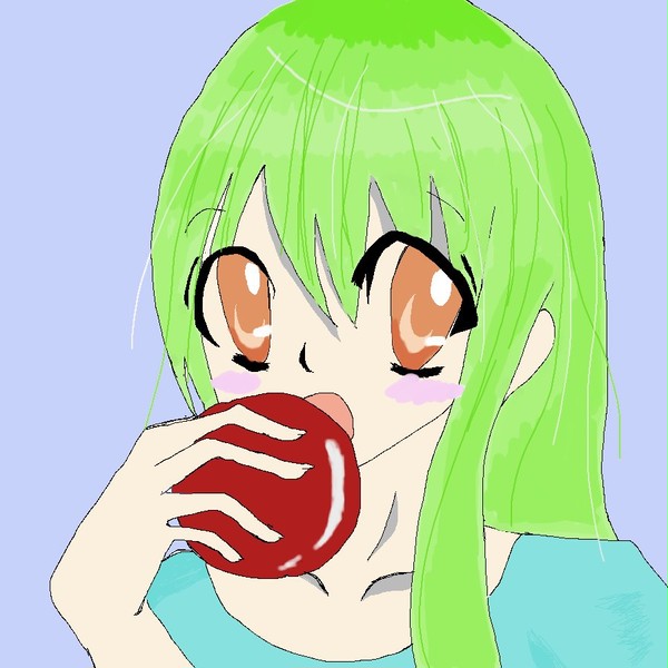 緑髪ＬＯＶＥ(ノω｀*)
