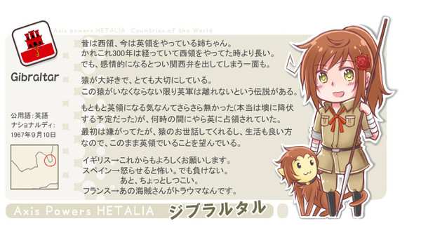 【捏造APH】お猿が好きな姉ちゃん