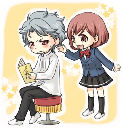 髪タッチ