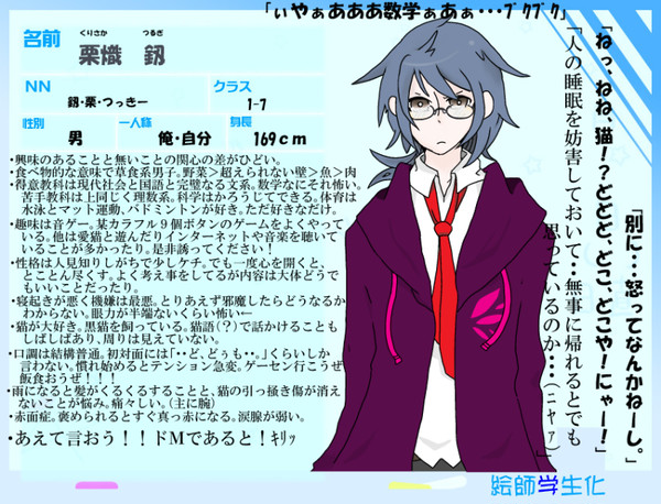【絵師】栗熾　釼【学生化】