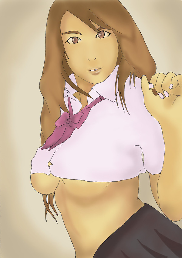 黒ギャル女子高生