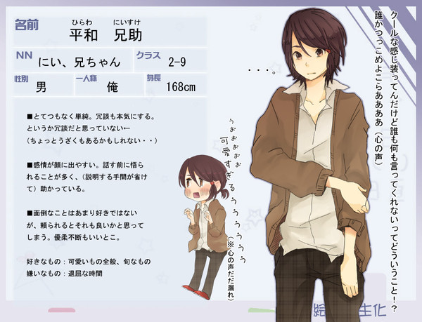 【絵師】平和 兄助【学生化】