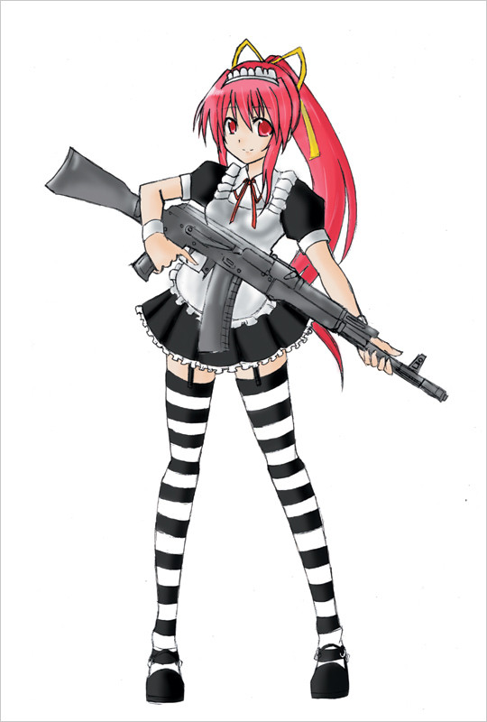 メイドと銃/つっち～