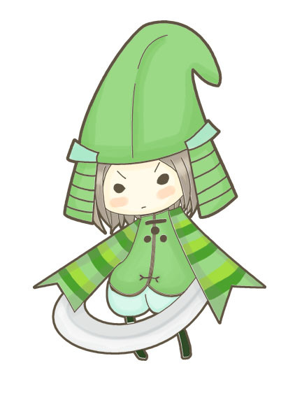 落書き　オクラさん