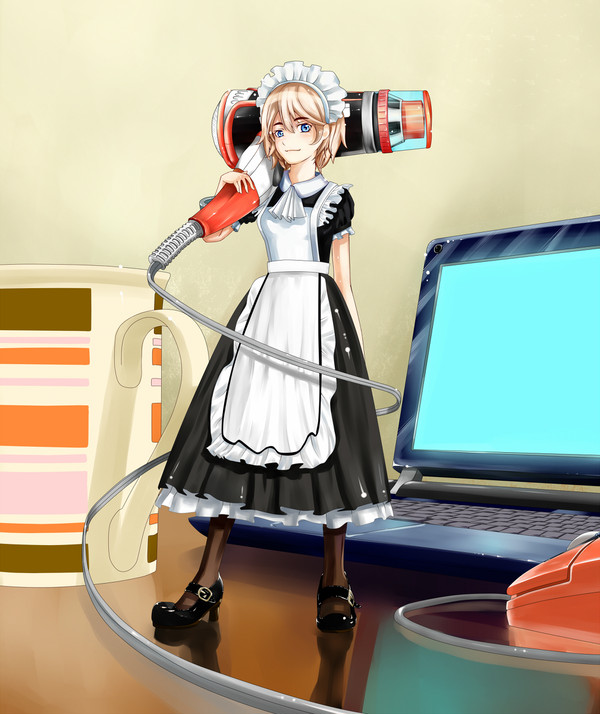 小人でメイドさんで戦闘要員な女の子