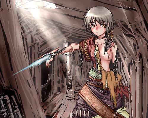 路地にて