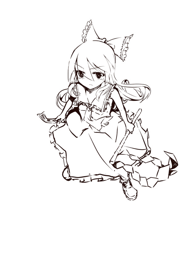 落書き（霊夢）