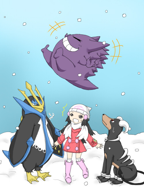雪遊び