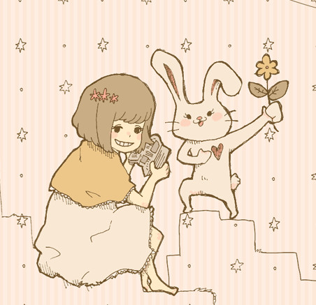 にんまり と うさぴょん