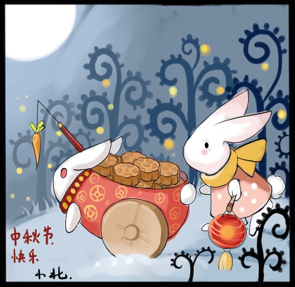 中秋祭 ウサギhappy~