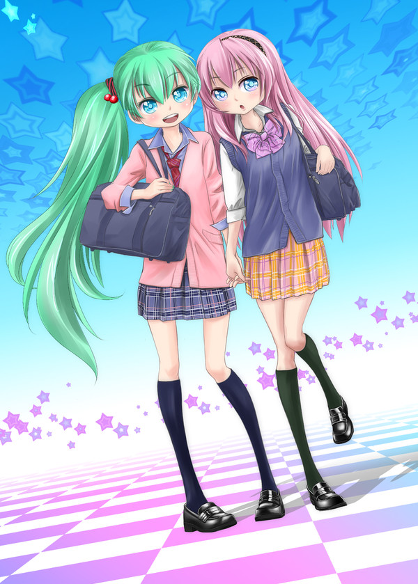 ミクちゃんとルカちゃん