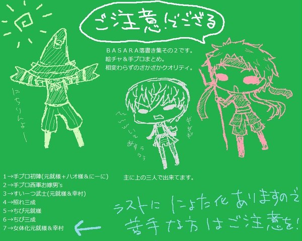 【にょた入り】BASARAKUGAKI②