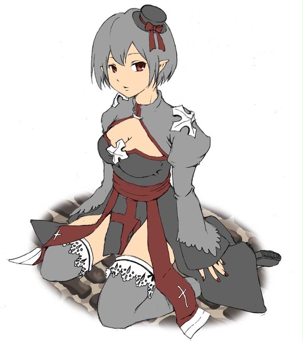【らくがき】黒アークビショップ