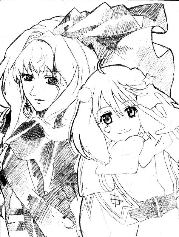 黒うさぎ＆白うさぎ