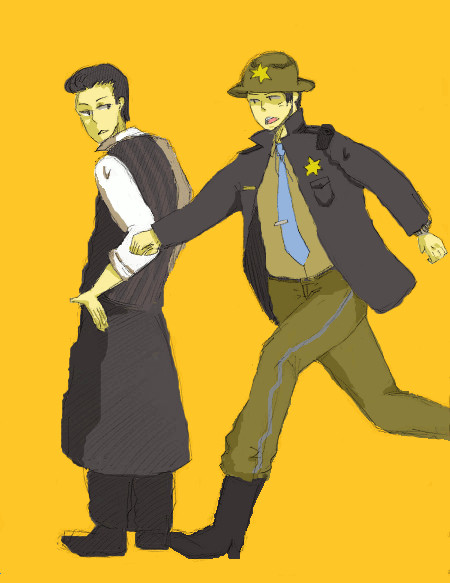 バーテンさんと署員さん