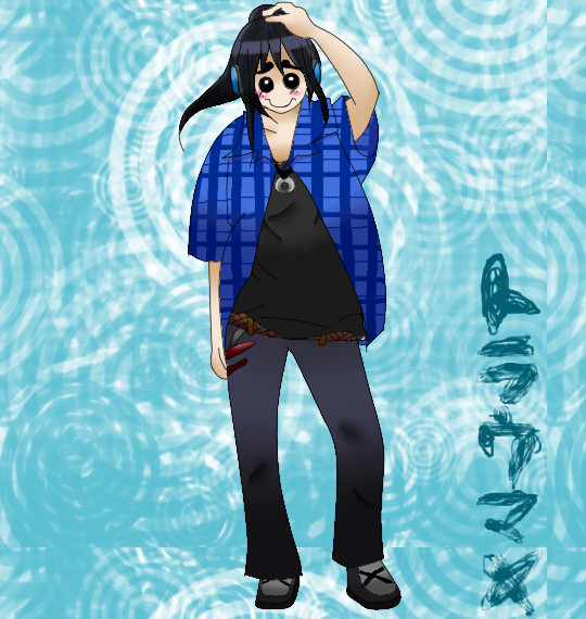 オタマロさんを擬人化したらこうなったんだ