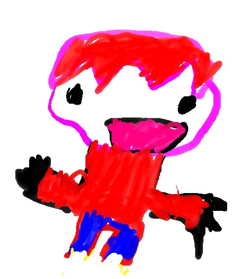 ５歳の従弟が描いてくれました。