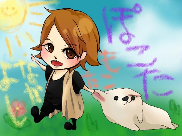 ぽこた　もこたとおさんぽ