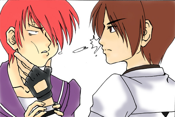 京庵でキスをしながら唾を吐け11