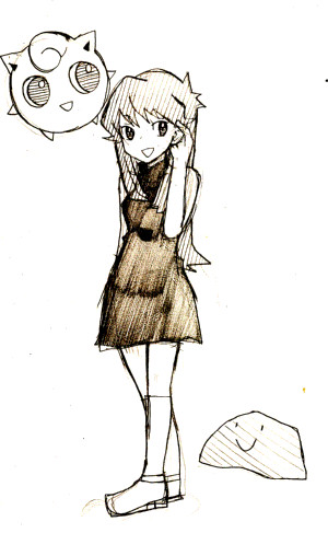 ブルー（らくがき）
