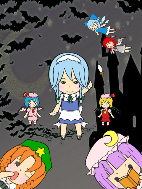 咲夜と紅魔館の愉快な仲間達