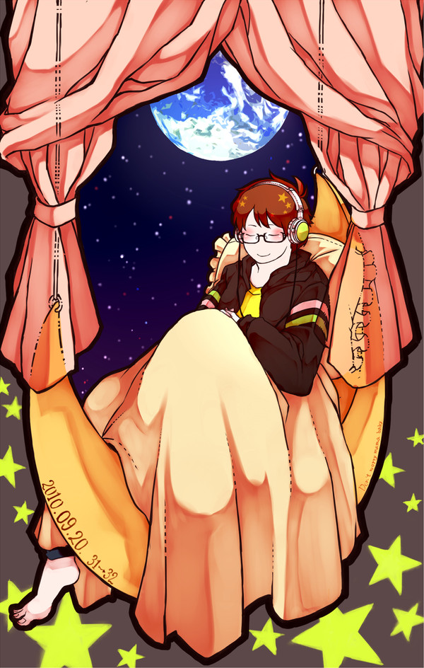 宇宙で眠る