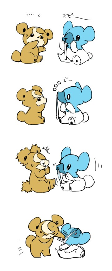そ、そんな鼻水におれがクマー！