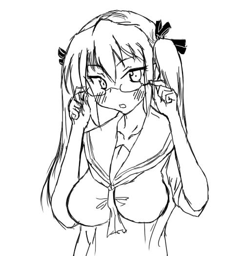 メガネっ子