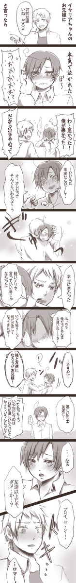 【腐】一世一代の…【普←ロマ…？】