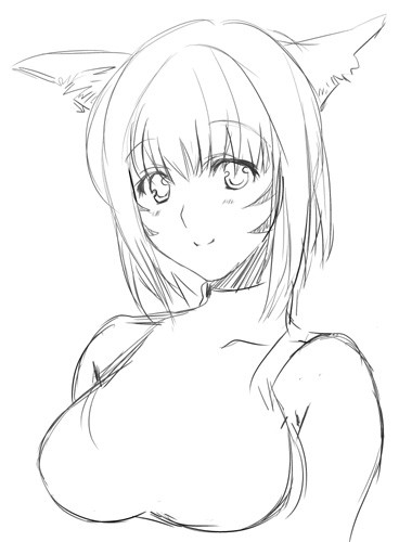 ミコッテ落書き