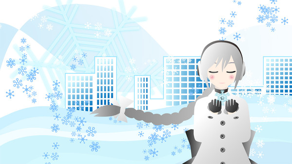 雪降る街