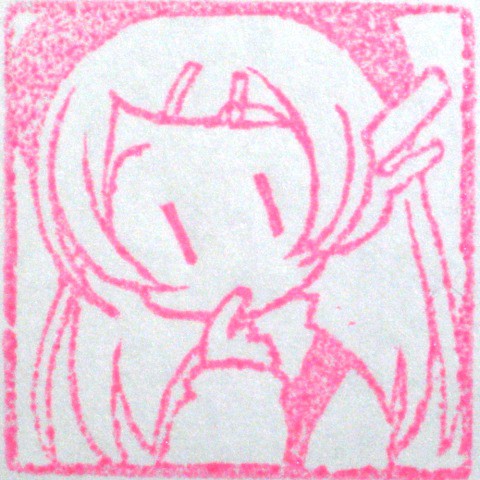 モモさん彫ってみた #ita_in