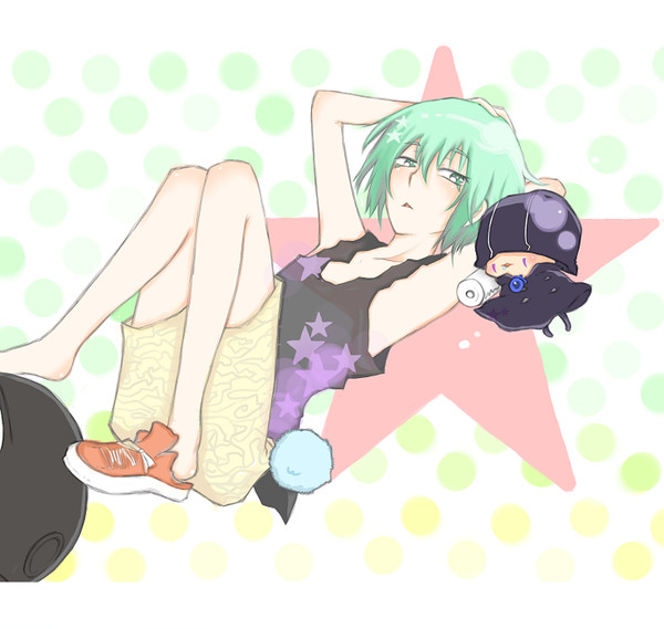 【リサイズ】夏ぽいフランとマーモン