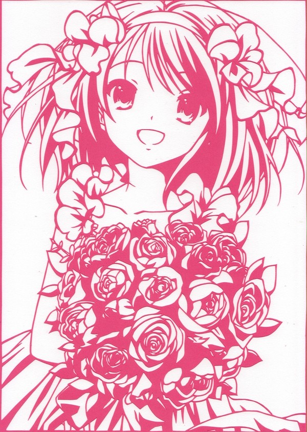 【切り絵】涼宮ハルヒ