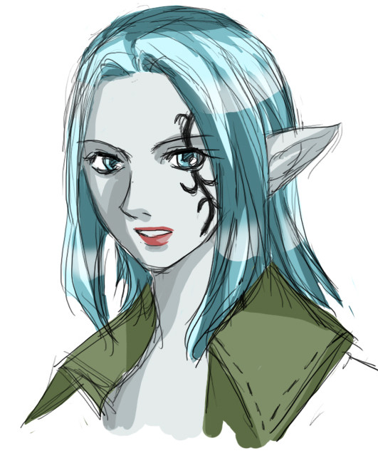 エレゼン♀ 落書き