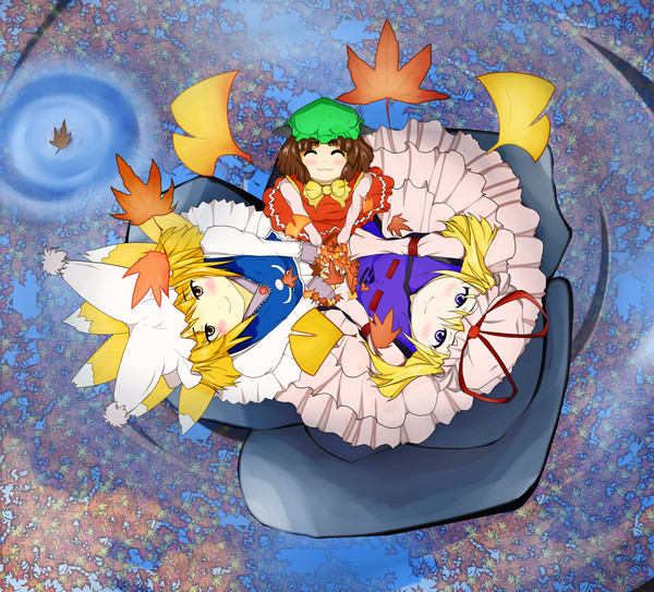 秋の八雲一家