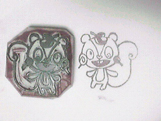 ナッティ彫ってみた