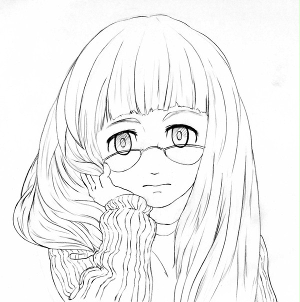 髪