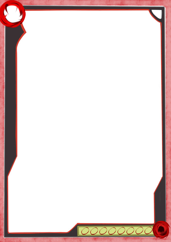 【フリー素材】カード用枠