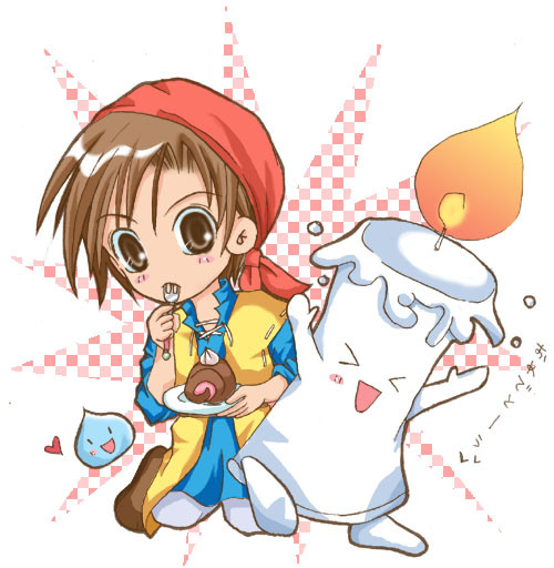 メラメラたんとエイトくん