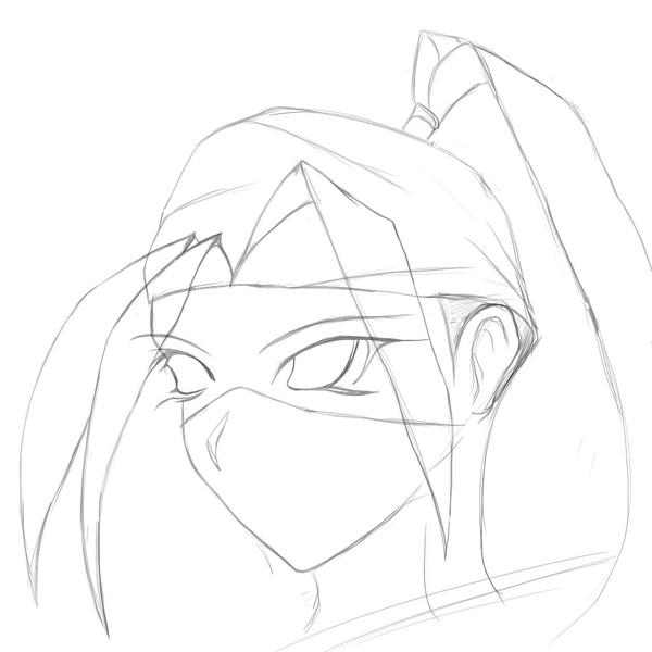 いぶき　線画