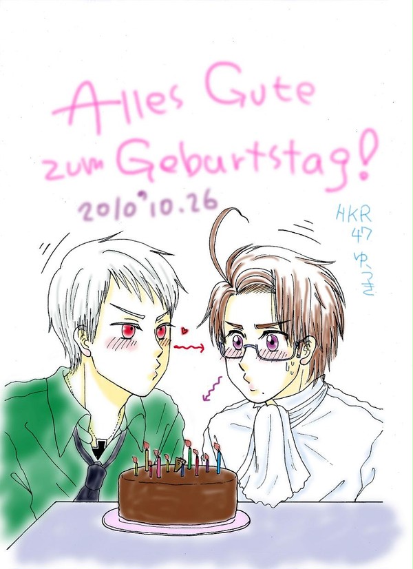 ローデリヒさんお誕生日おめでとう(*^-^*)