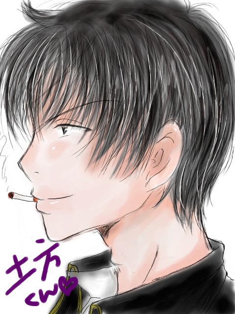 初描き土方くん。