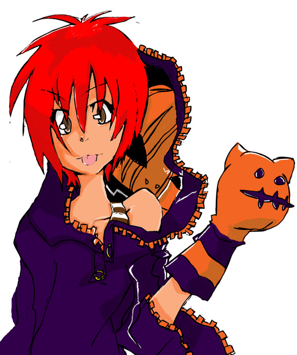 ハロウィン落書き