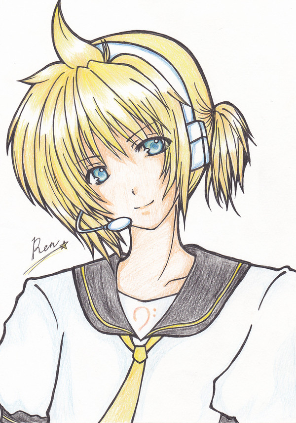 初書きレンくん