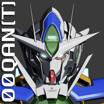 【3DCG】ダブルオークアンタ（修正版）