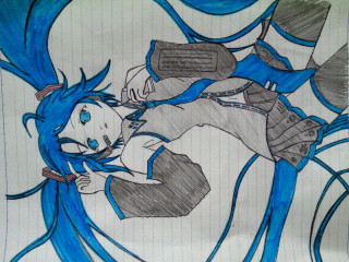 初音ミク　ルーズリーフ