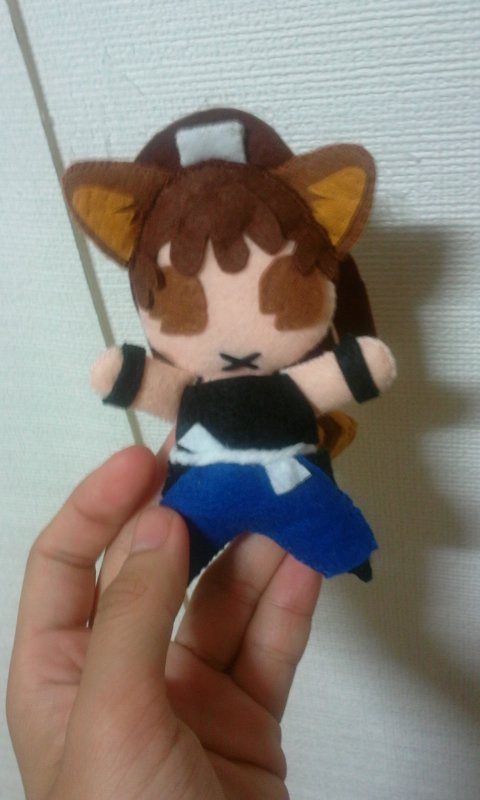 タヌキ勘ちゃん人形を作って見た!